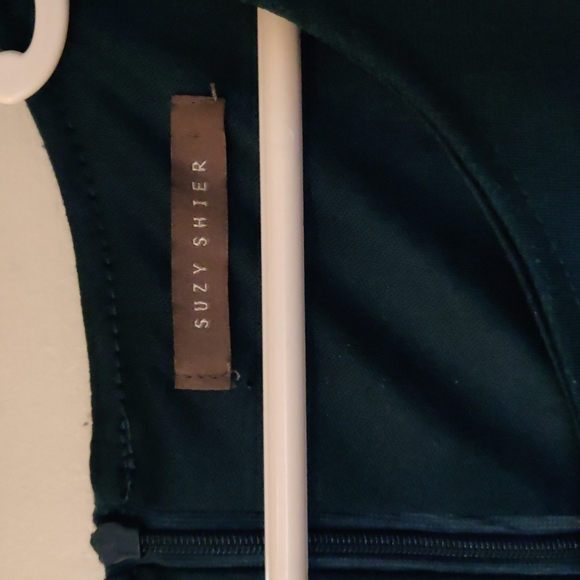 Suzy Shier Green T-shirt Dress - Picture 3 of 4